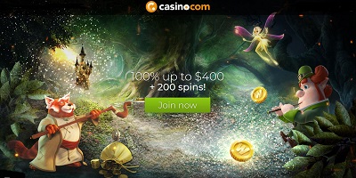 Casino dot Com 1 MILLION SPINS