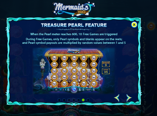 Mermaid's Pearls Free Spins