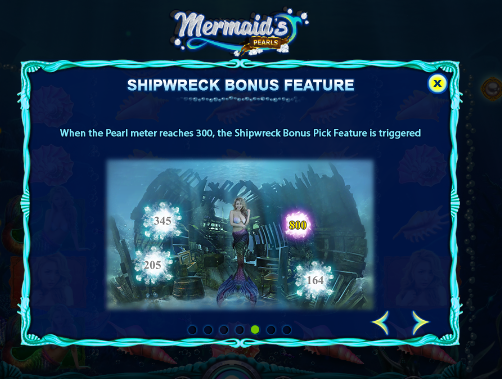 Mermaid's Pearls Shipwreck trigger