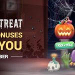 Promotion for Halloween special at Emu Casino