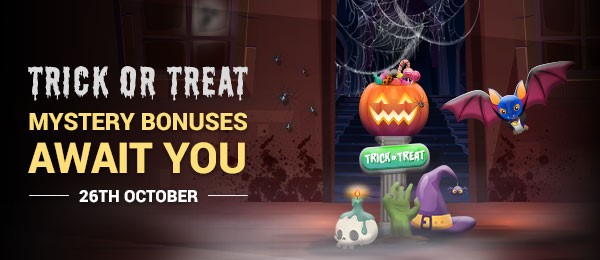 Promotion for Halloween special at Emu Casino