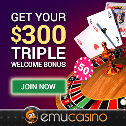 Emu Casino Triple bonus