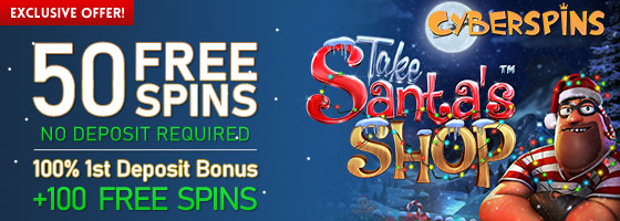 50 Free spins from Cyberspins Casino
